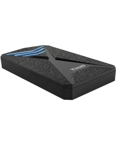 Caja externa gaming para disco duro de 2.5' tooq tqe-2550bl/ usb 3.1/ sin tornillos