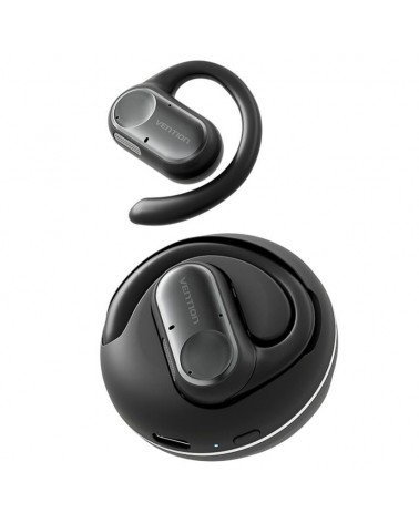 Auriculares deportivos bluetooth vention open ear openbeat o11 nbpb0 con estuche de carga/ negros