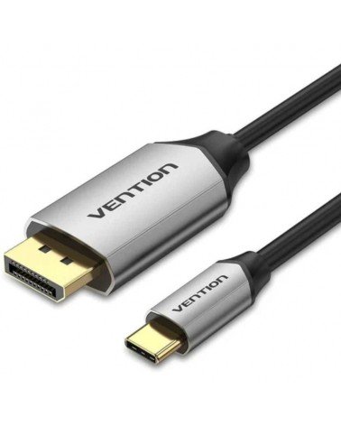 Cable conversor vention cgzbg/ usb tipo-c macho - displayport macho/ 1.5m/ negro