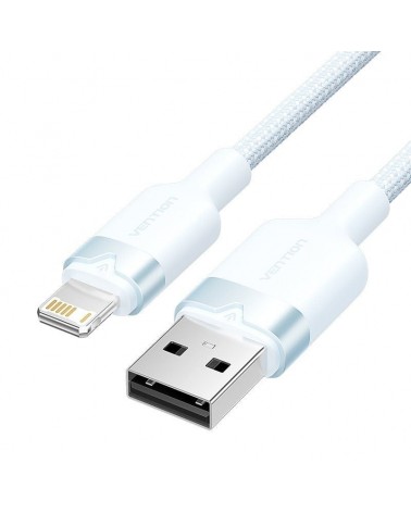 Cable usb 2.0 lightning vention lansf/ usb macho - lightning macho/ 480mbps/ 1m/ azul