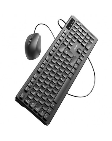 Teclado y ratón vention combo ktcb0-es/ negro