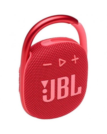 Altavoz con bluetooth jbl clip 4/ 5w/ 1.0/ rojo