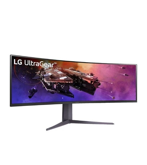 Monitor gaming ultrapanorámico curvo lg ultragear 45gr75dc-b 44.5'/ dual qhd/ 1ms/ 200hz/ va/ regulable en altura/ negro