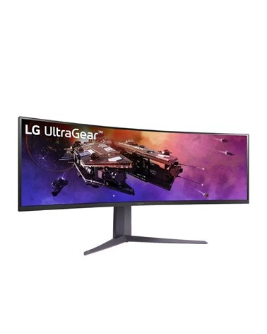Monitor gaming ultrapanorámico curvo lg ultragear 45gr75dc-b 44.5'/ dual qhd/ 1ms/ 200hz/ va/ regulable en altura/ negro