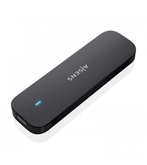 Caja externa para disco ssd m.2 nvme aisens asm2-024b/ usb 3.2/ sin tornillos