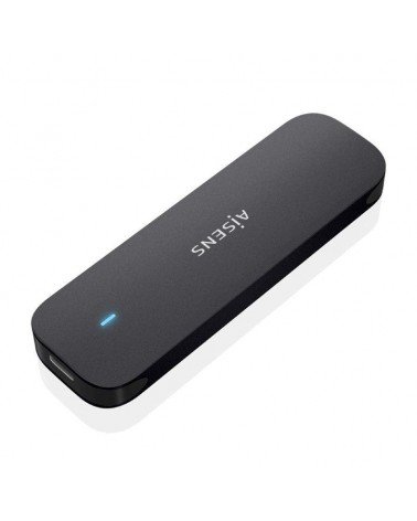 Caja externa para disco ssd m.2 nvme aisens asm2-024b/ usb 3.2/ sin tornillos