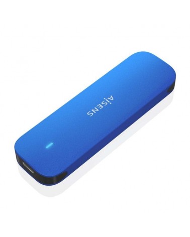 Caja externa para disco ssd m.2 nvme aisens asm2-026blu/ usb 3.2/ sin tornillos