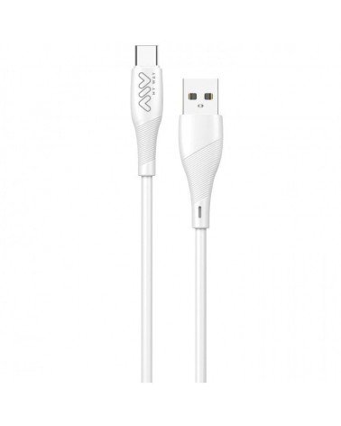 Cable usb 2.0 tipo-c myway mwusc0019/ usb macho - usb tipo-c macho/ 1m/ blanco