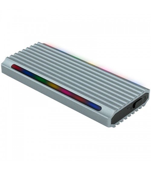 Caja externa para disco ssd m.2 nvme tooq tqe-2221g/ usb 3.1 gen2/ sin tornillos