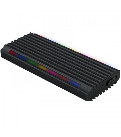 Caja externa para disco ssd m.2 nvme tooq tqe-2222b/ usb 3.1 gen2/ sin tornillos