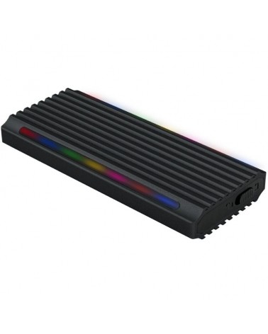 Caja externa para disco ssd m.2 nvme tooq tqe-2222b/ usb 3.1 gen2/ sin tornillos