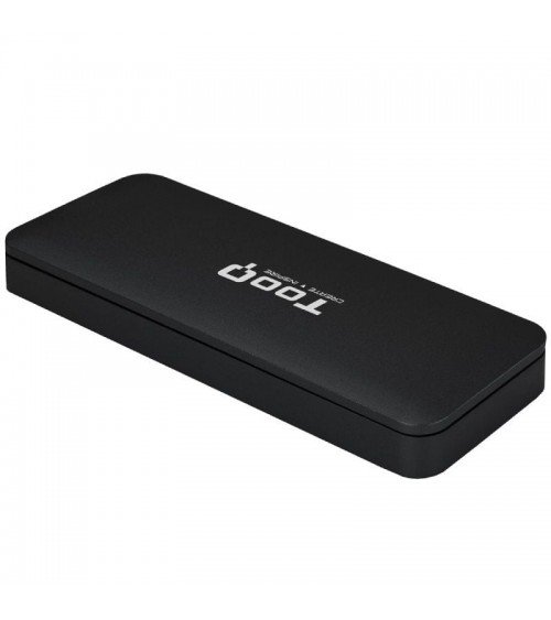 Caja externa para disco ssd m.2 nvme tooq tqe-2280b/ usb 3.1/ sin tornillos