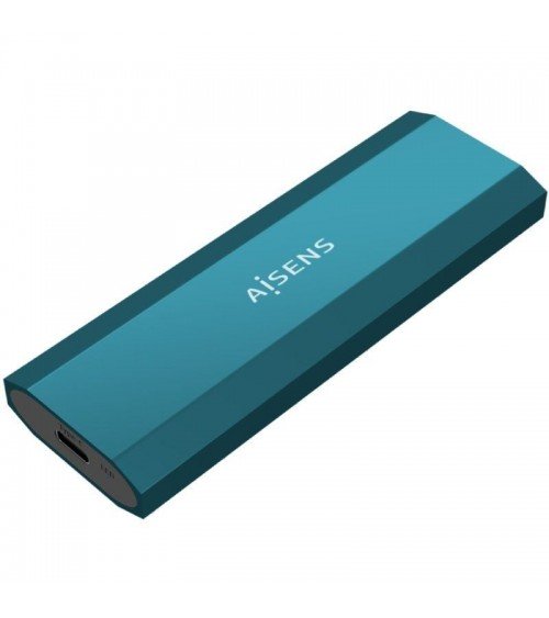 Caja externa para disco ssd m.2 sata/nvme aisens asm2-019blu/ usb 3.1/ sin tornillos