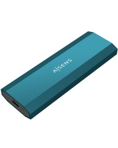 Caja externa para disco ssd m.2 sata/nvme aisens asm2-019blu/ usb 3.1/ sin tornillos