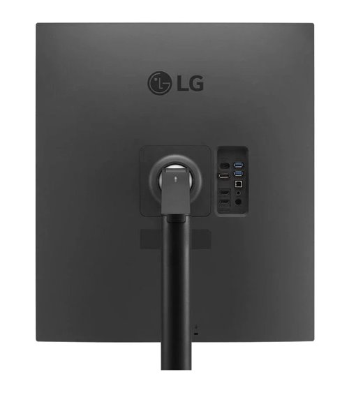 Monitor profesional lg dualup ergo 28mq780-b 27.6'/ sdqhd/ multimedia/ regulable en altura/ negro