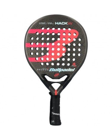 Pala de pádel bullpadel hack w 2019 (ale salazar)/ roja y negra