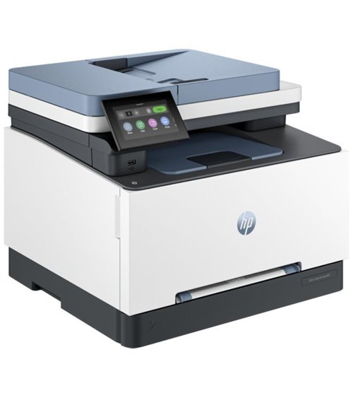 Multifunción láser color hp laserjet pro mfp 3302fdw wifi/ fax/ dúplex/ adf/ blanca y azul