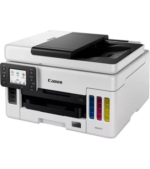 Multifunción recargable canon maxify gx6050 megatank wifi/ dúplex/ blanca