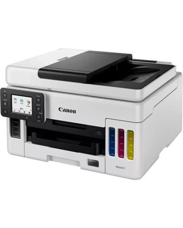 Multifunción recargable canon maxify gx6050 megatank wifi/ dúplex/ blanca