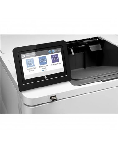 Impresora láser monocromo hp laserjet enterprise m611dn dúplex/ blanca