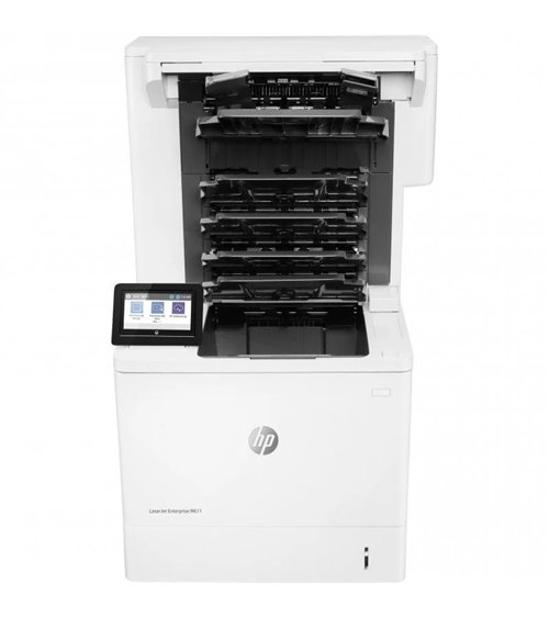 Impresora láser monocromo hp laserjet enterprise m611dn dúplex/ blanca