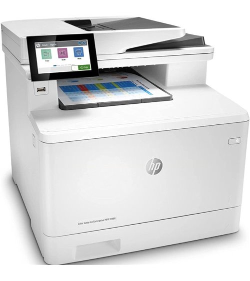Multifunción láser color hp laserjet enterprise mfp m480f/ fax/ dúplex/ blanca