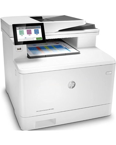 Multifunción láser color hp laserjet enterprise mfp m480f/ fax/ dúplex/ blanca