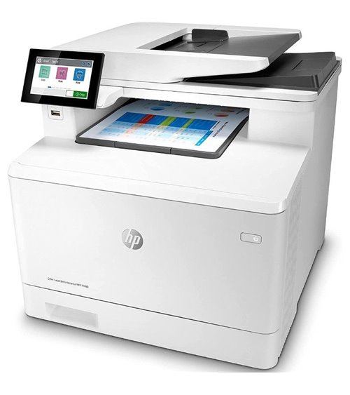 Multifunción láser color hp laserjet enterprise mfp m480f/ fax/ dúplex/ blanca