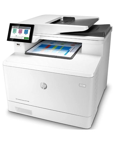 Multifunción láser color hp laserjet enterprise mfp m480f/ fax/ dúplex/ blanca