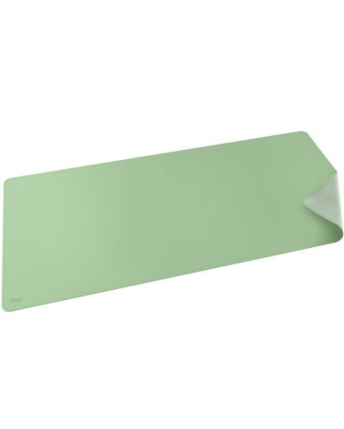 Alfombrilla ergonómica xxl trust benya/ 2 x 430 x 900mm/ verde