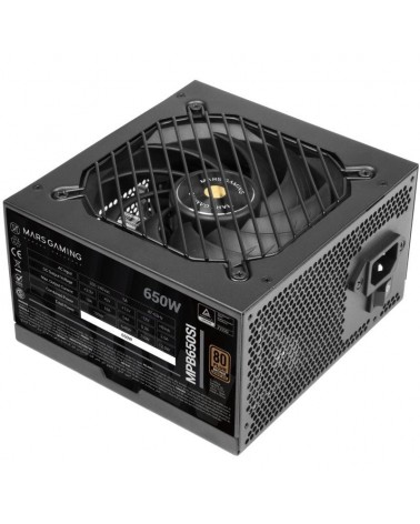 Fuente de alimentación mars gaming mpb650si/ 650w/ ventilador 12cm/ 80 plus bronze