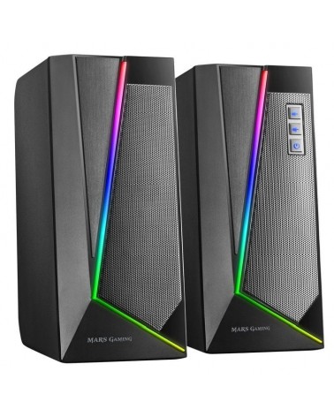 Altavoces con bluetooth mars gaming ms7/ 20w/ 2.0/ negros