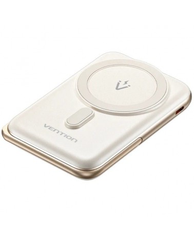 Powerbank 10000mah vention fhnw0/ 20w/ wireless/ blanca