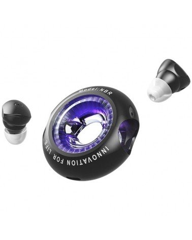 Auriculares bluetooth vention nbrb0 con estuche de carga/ autonomía 20h/ negros