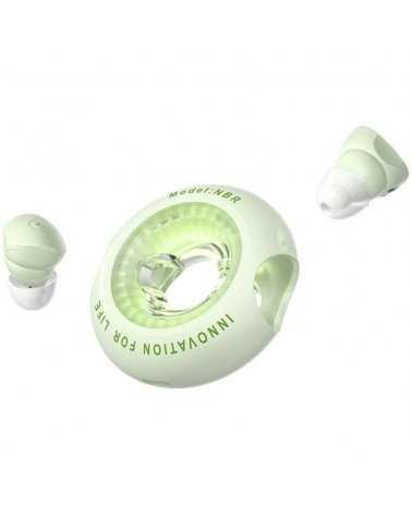 Auriculares bluetooth vention nbrg0 con estuche de carga/ autonomía 20h/ verdes