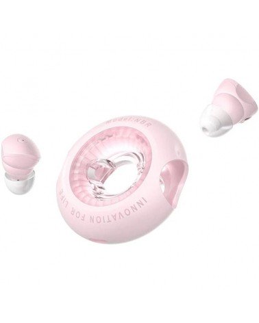 Auriculares bluetooth vention nbrp0 con estuche de carga/ autonomía 20h/ rosas