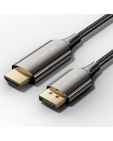 Cable conversor vention hfpbac/ displayport macho - hdmi macho/ 1.8m/ negro