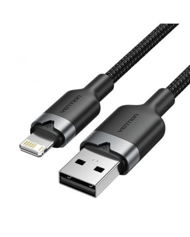Cable usb lightning vention lanbf/ usb macho - lightning macho/ 480mbps/ 1m/ negro