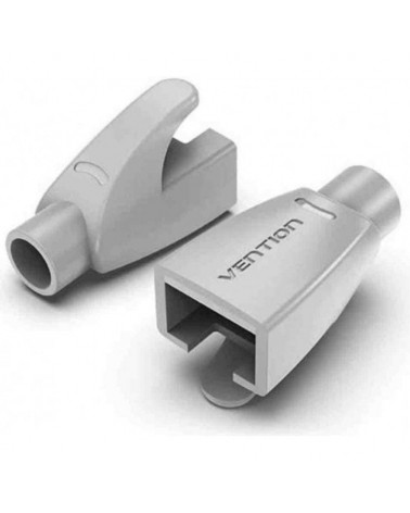 Funda protectora rj45 vention iodm0-100/ 100 uds/ gris claro