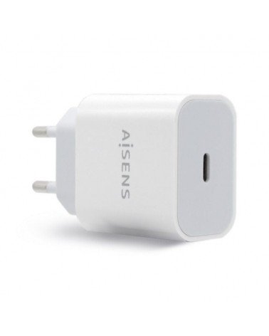 Cargador de pared aisens a110-0537/ 1xusb tipo-c/ 20w