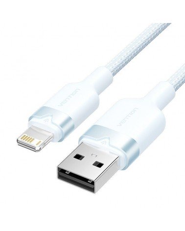 Cable usb 2.0 lightning vention lansh/ usb macho - lightning macho/ 480mbps/ 2m/ azul