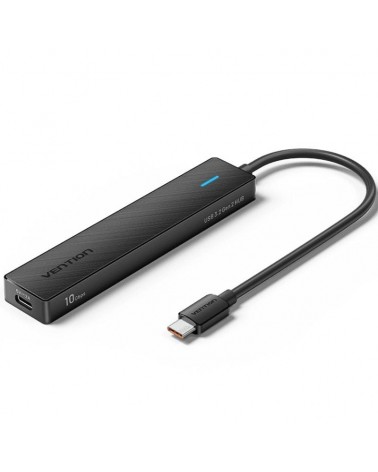 Hub usb tipo-c 3.2 vention chybb/ 2xusb tipo-c 3.2/ 2xusb 3.2/ 1xusb tipo-c/ 15cm