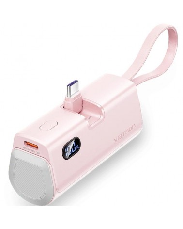 Powerbank 4.800mah vention fhqp0/ 22.5w/ rosa