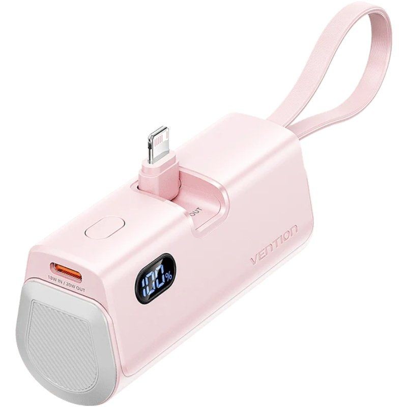 Powerbank 4.800mah vention fhrp0/ 22.5w/ rosa