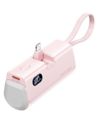 Powerbank 4.800mah vention fhrp0/ 22.5w/ rosa