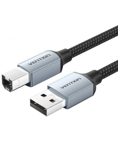Cable usb 2.0 impresora vention ctthf/ usb tipo-b macho - usb macho/ 480mbps/ 1m/ gris