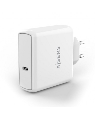 Cargador de pared aisens asch-1pd60-w/ 1xusb tipo-c/ 60w