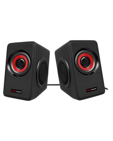Altavoces mars gaming ms1/ 10w/ 2.0/ rojos