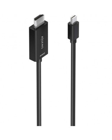 Cable conversor aisens a125-0890/ mini displayport macho - hdmi macho/ 5m/ negro