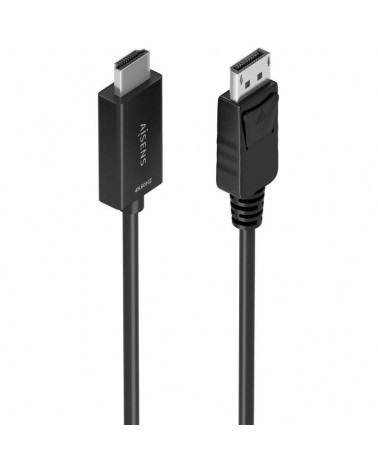 Cable conversor aisens a125-0896/ displayport macho - hdmi macho/ 5m/ negro